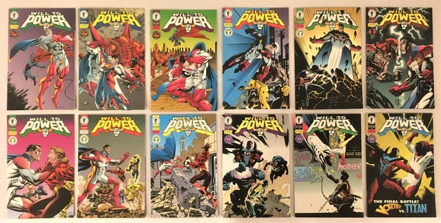 WILL TO POWER 1994 Dark Horse Complete Comic Series # 1 to 12 NM Grade