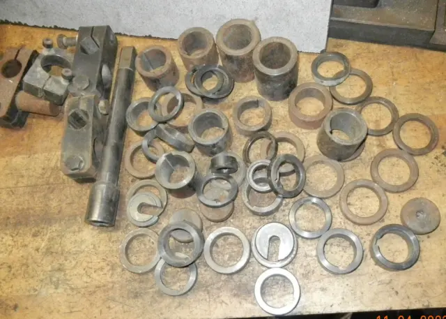Pile Of Spindle Spacers Small Parts From A Scrapped Out Weinig Molder