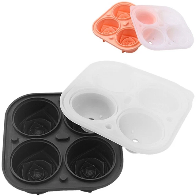 Confezione da 2 vassoio Ice-Cube, Stampo per ghiaccio, Fai 8 Carini Aforma Fiore Ghiaccio, Silicone Bi A4D3
