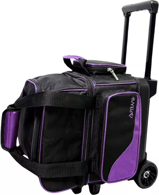 PYRAMID PATH PRO Deluxe Single Roller Bowling Bag With Separate Shoe ...