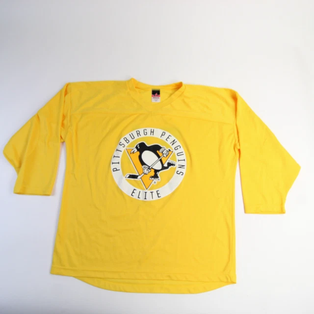 Pittsburgh Penguins Alleson Athletic Practice Jersey - Hockey Men's Gold Used
