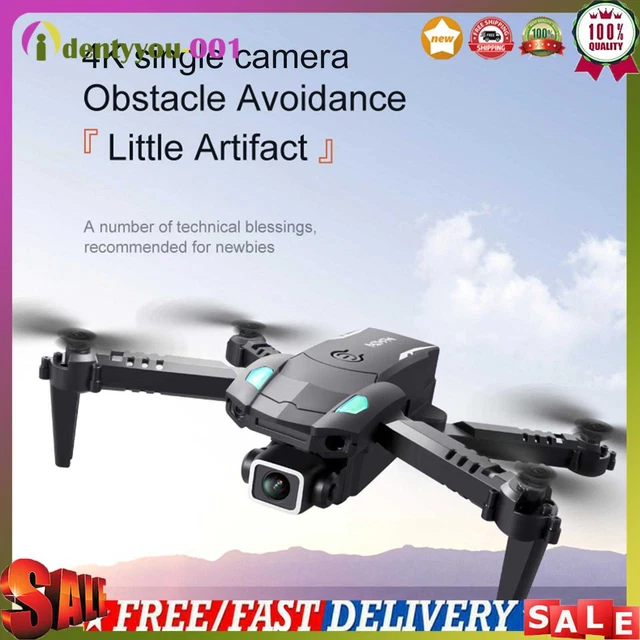 Drone de radiocontrol 4K HD cámara una tecla ajuste de velocidad FPV cuadricóptero para niño regalo