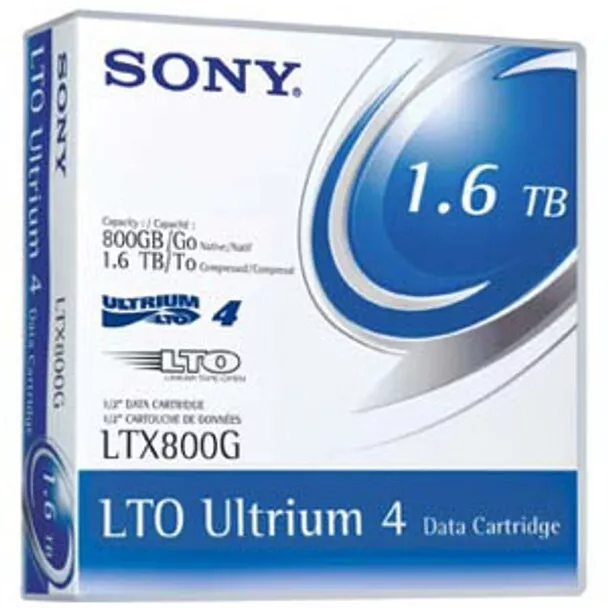 NEW (Sealed) Sony LTX800G, LTO Ultrium 4 (1.6TB compressed/800G) data cartridge