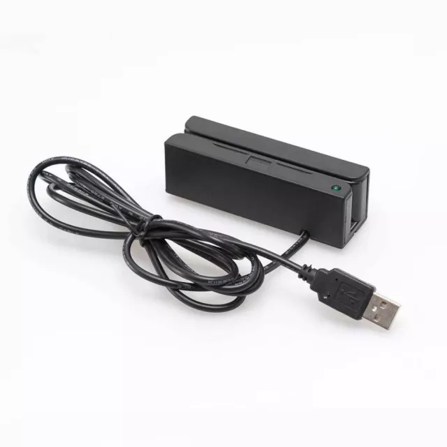 3 Track Programmable Magnetic Stripe Card Reader (Dual Head)