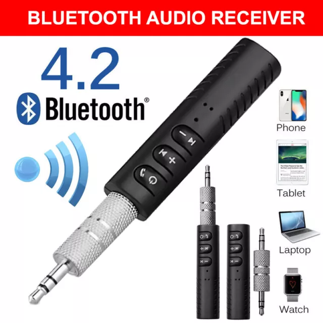 3.5mm Wireless Bluetooth Receiver Audio Adapter Bose Headphone Car Kit AUX