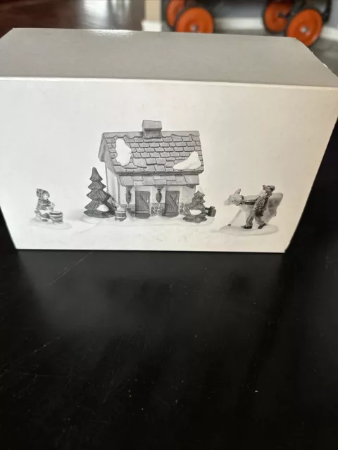 Dept 56 HVC Heritage Village Dickens Village Tending the New Calves #58395 w/Bx