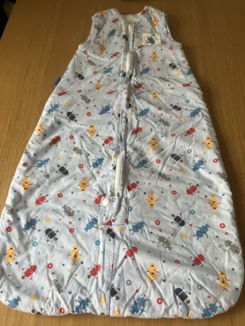 Grobag Baby Boy Sleeping Bag Robots Age 6-18 Months 2.5 Tog