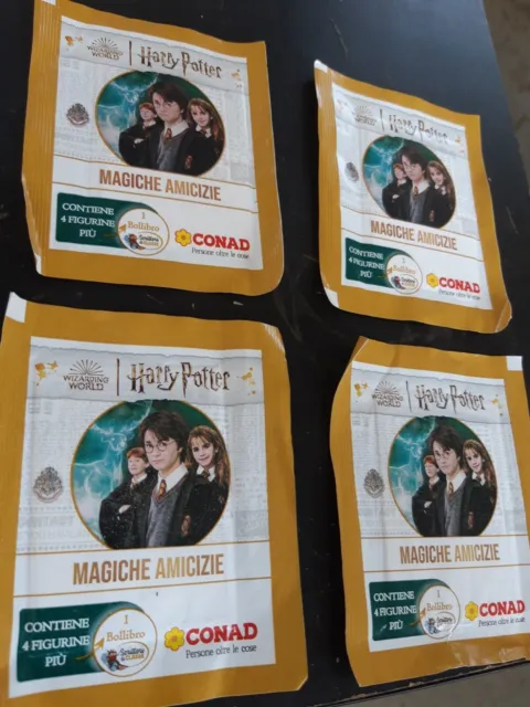 4 Paquets Scellé Harry Potter Magiques Amitiés Conad