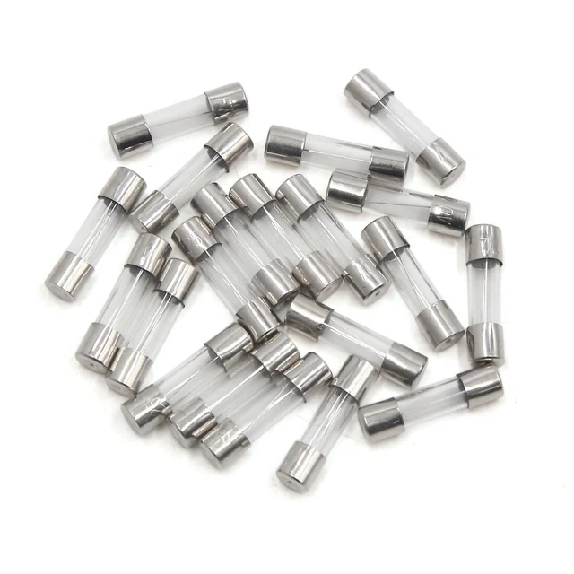 Universel 20Pc 5x20mm Rapide 7A Type Tube Verre Fusible pour Voiture