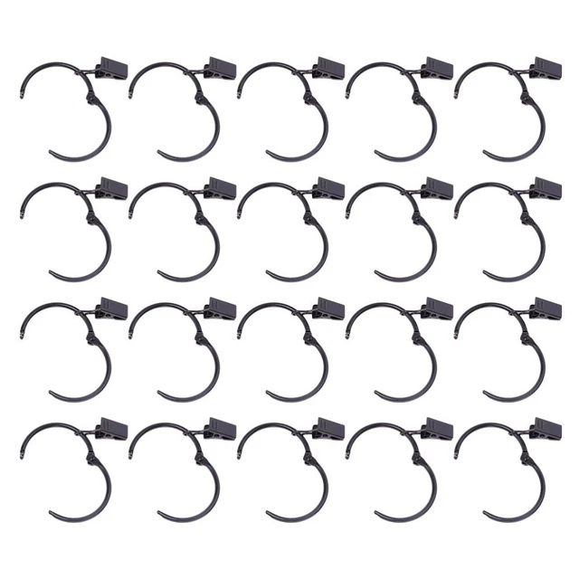 30 pz clip per tenda asta drappeggio ganci fotografici clip cerchio
