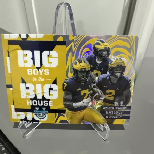 2023 Bowman Best Signs of the Times Boys in the Big House Corum Edwards McCarthy