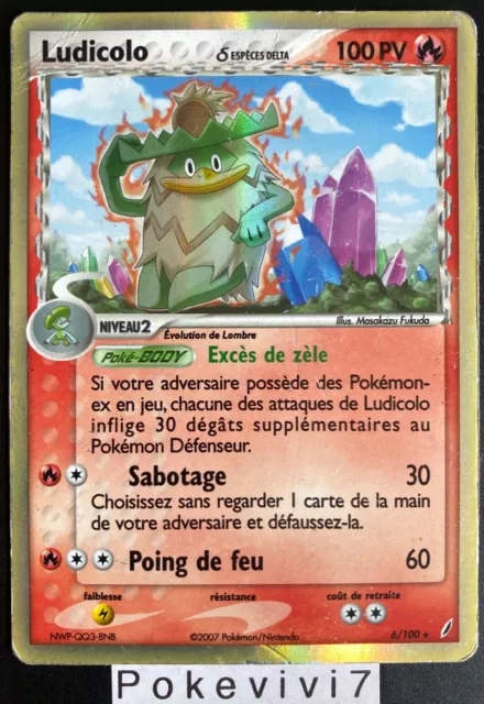 Pokemon Cards GAME 6/100 HOLO Block EX Gardiens de Cristal FR