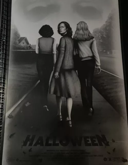 Sara Deck - Halloween - Variant -#/90 halloween movie poster 18x24 michael myers