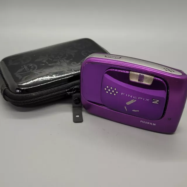 Fujifilm FinePix Z30 10.0MP Compact Digital Camera Purple Tested