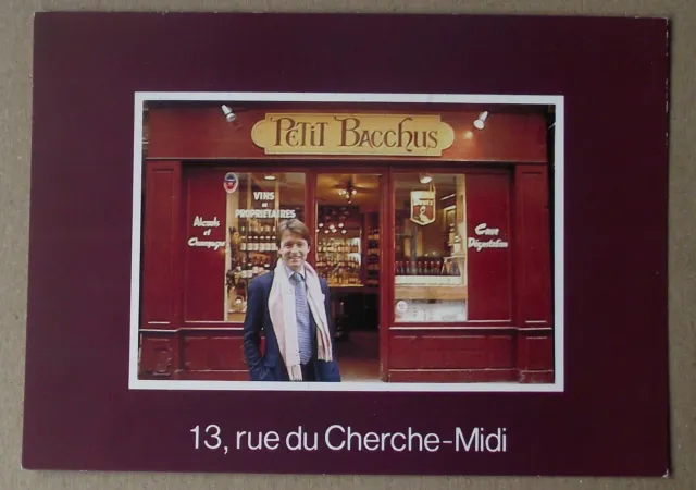 Carte postale Le petit Bacchus, Steven Spurrier rue du Cherche Midi  CPSM