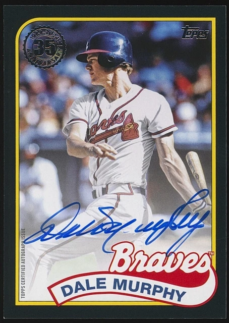 2025 TOPPS SERIES 1 Dale Murphy Black Auto 186/199 89BADMU Atlanta