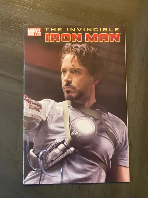 Invincible Iron Man # 1 Robert Downey Jr Photo Variant Marvel Comics 2008 