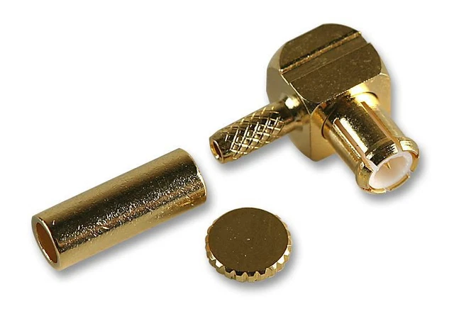 Lot De 10 Connecteurs SMA Femelle Angle Droit 90° – Pour Montage Sur Circuit Imprimé – RF/coaxial