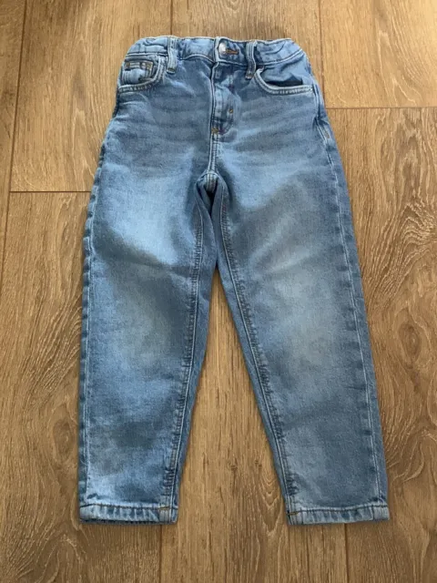 Primark Girls Denim Relaxed Jeans  age 3-4 years