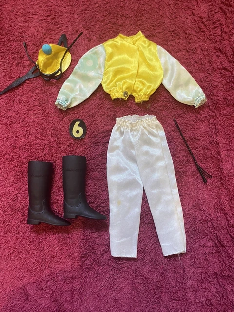 Tenue Jockey Grand Prix Pour Big Jim - Série Aventure Mattel Neuve (ref. 9391)