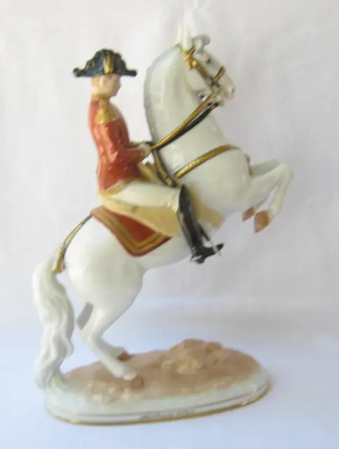 Elegant Horse Rider Lipizzaner Courbette Austria Wien Vienna Hofreitschule