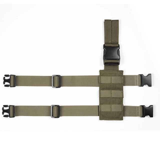 PLAQUE DE CUISSE TACTIQUE CYTAC SURPLUS MILITAIRE LOOK KAKI ARMURERIE