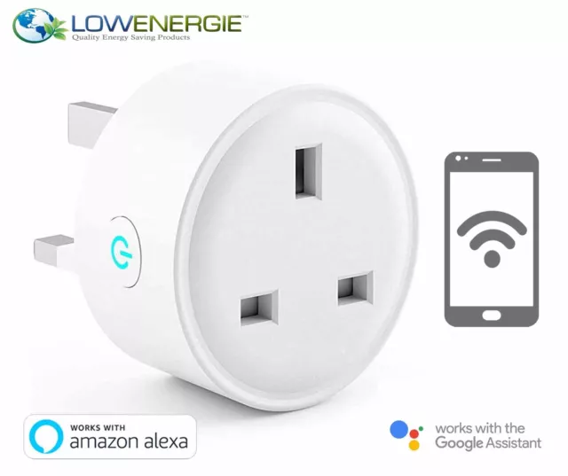 1/2/3/4/5 Pack Wifi Smart Plug UK 13A WiFi Socket Plug works with Amazon Alexa