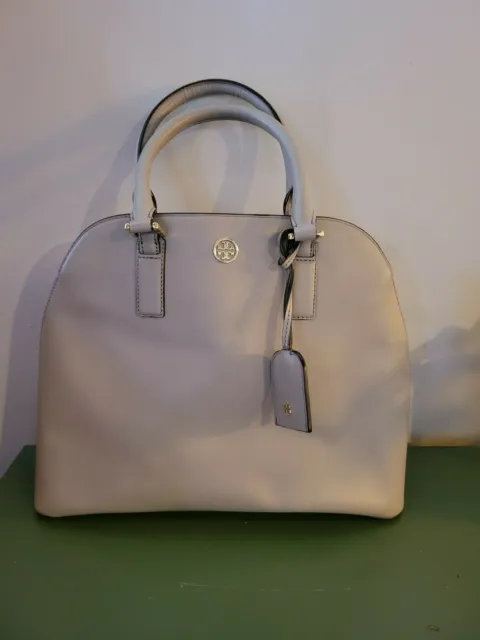 Tory Burch Robinson Open Dome Satchel Handbag