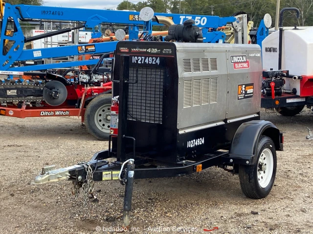 2019 Lincoln Electric Vantage 435 400A Diesel Towable Welder Generator