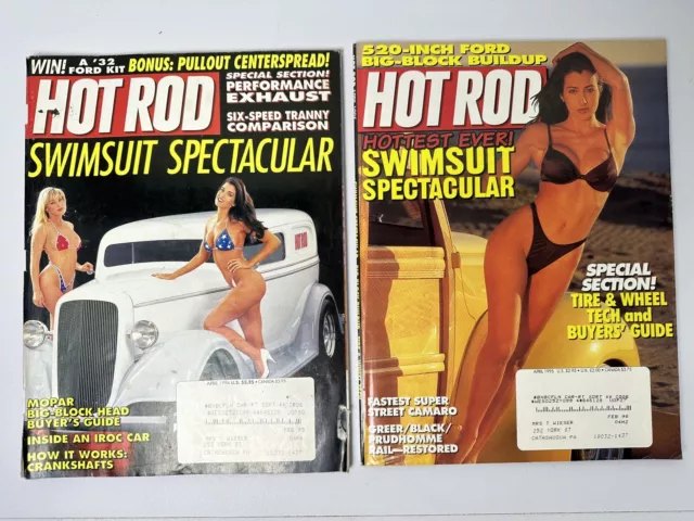 Hot Rod Magazine Swimsuit Spectacular April 1994 & 1995