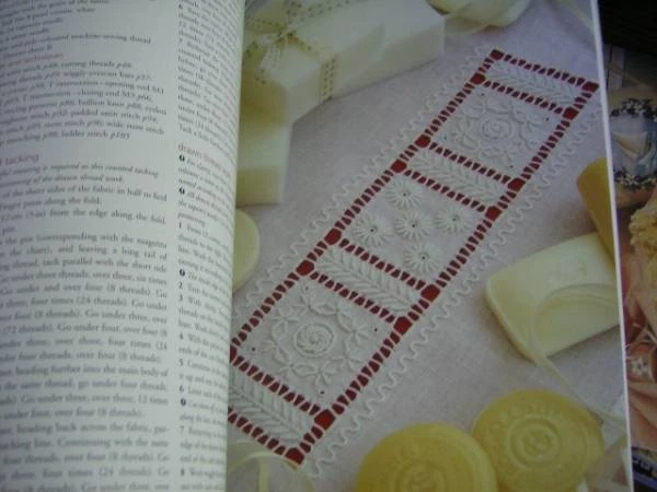 Portuguese Whitework Bullion Embroidery From Guimaraes Craft Book-Stanton, Paper