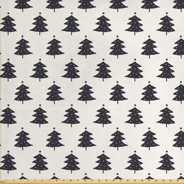 Navidad Tejido por Metros Abeto de la silueta del árbol