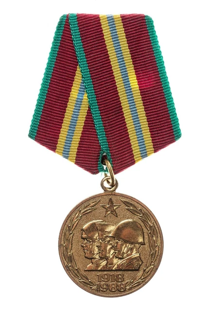 SOVIET RUSSIAN MEDAL 70 Years Of The Armed Forces Of The Ussr Award Ww2 ...