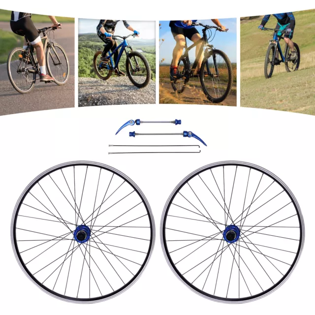 Mountain Bike Wheels Rim brake Aluminum Alloy Wheelset Front/Rear 100mm/135mm US