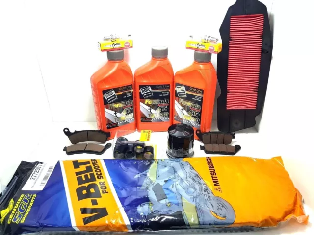 Kit Tagliando Honda Silver Wing 400 Olio Filtri Pastiglie Cinghia Rulli Candele