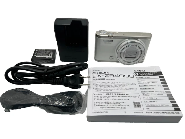 CASIO EXILIM EX-ZS27 16.1MP Compact Digital Camera White w/ Box