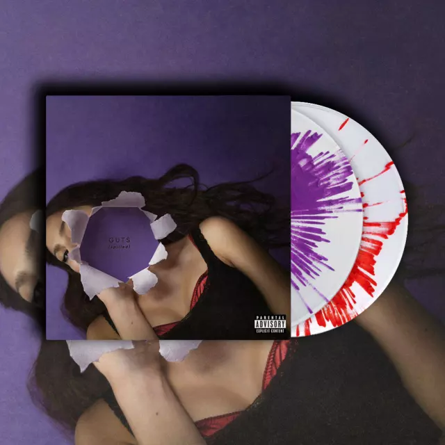 PRE-ORDER Olivia Rodrigo  GUTS (spilled) Deluxe Splatter Version Vinyl Album