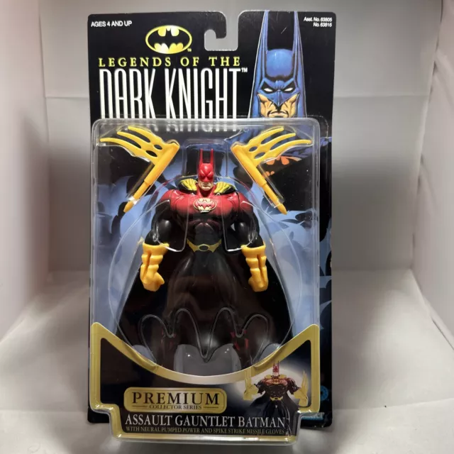 UnOpened—1996—DARK KNIGHT ASSAULT GAUNTLET BATMAN—Premium Collector Series