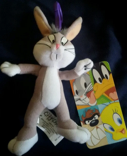 BUGS BUNNY PLUSH Keychain Original 90 s 14Cm Looney Tunes Figure 12 