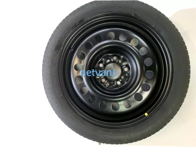 Ruotino Di Scorta 17" In Ferro Per Renault Captur Da 2020 5 Fori + Cric E Chiave