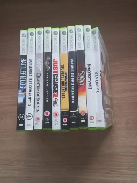 Bundle Of 10 Xbox 360 Games  Good Used Condition