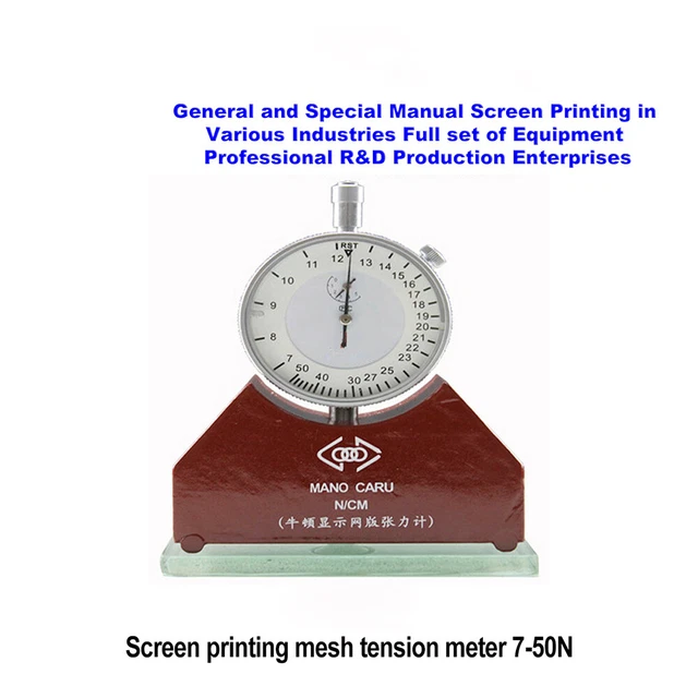 High Precision Silk Screen Mesh Newton Tension Meter Gauge Tester Tensiometer
