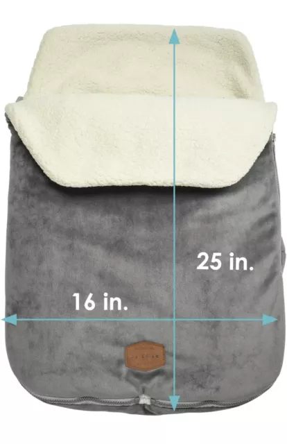 JJ Cole Buntle Me Original Baby Bunting Bag Cochecito de bebé y Cubierta de asiento de coche para bebé 3