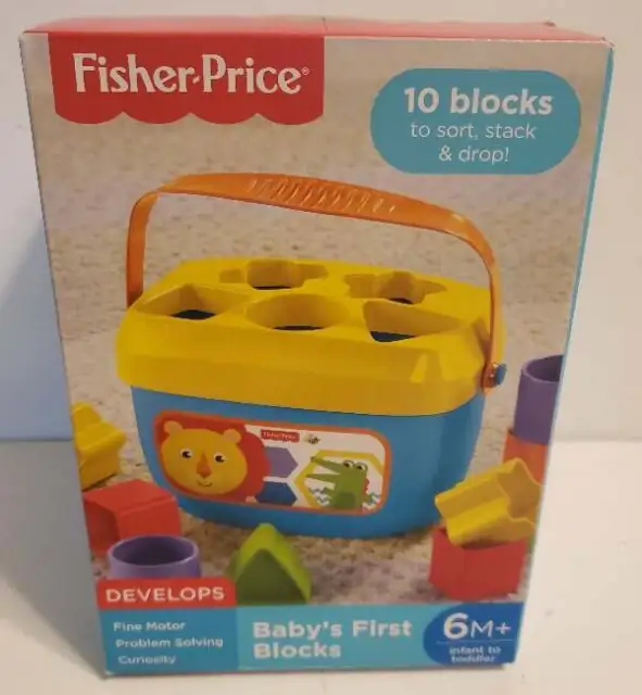 Fisher Price Baby's First Blocks Shape Sorting Toy NEW NIB Developmental