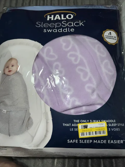 Halo Baby Sleep Sack Swaddle Micro-fleece Size 3-6 Months