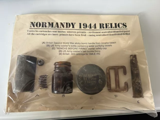 Normandy 1944 Relics. Found On Omaha Beach. Great Item. Collectable WW2. D Day