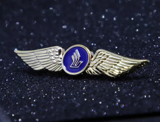 WINGS SINGAPORE AIRLINES Wing Pin SIA Gold Replica 60mm /2.4 inches