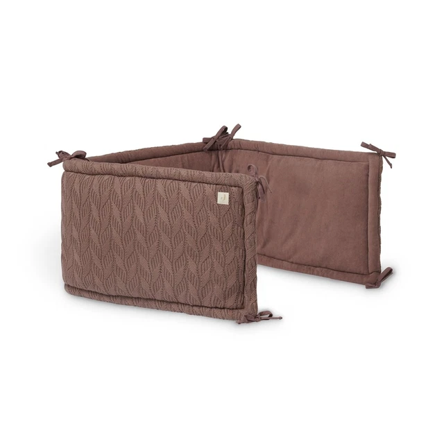 Jollein Nestchen 35x180 cm für Kinderbett Spring knit chestnut NEU