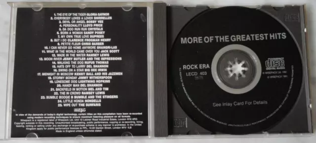 Rock Era - More Of The Greatest Hits, Various, 1991 3