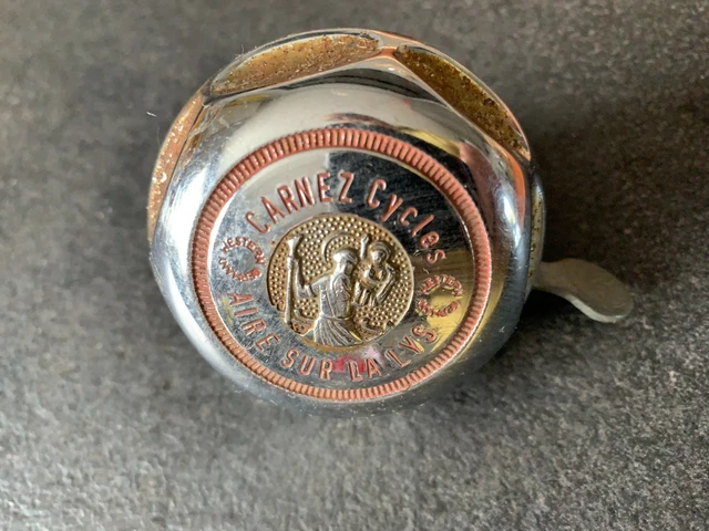 Sonnette De Vélo Vintage Hoc En Aluminium Des Années 1940/1950 - Occasion, Fonctionnelle, Style Rétro